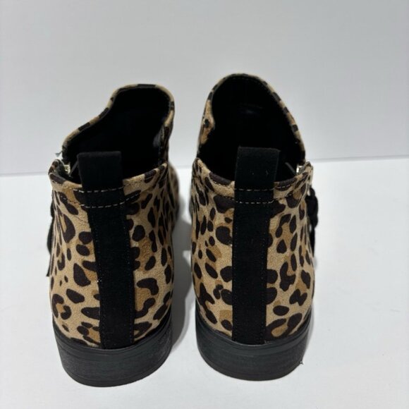 Dr. Scholl’s Women’s Rate Zip Leopard Print Ankle Booties, Size 7 M - Picture 4 of 6